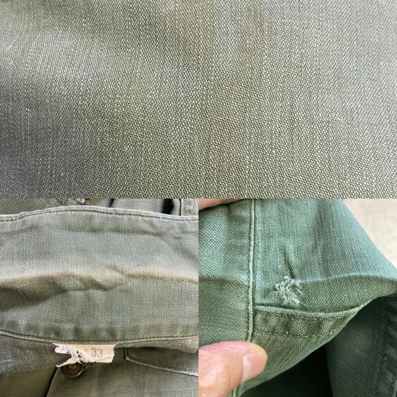 Vintage 60s U.S. Army OG-107 Utility Shirt size L - Picture 8 of 8